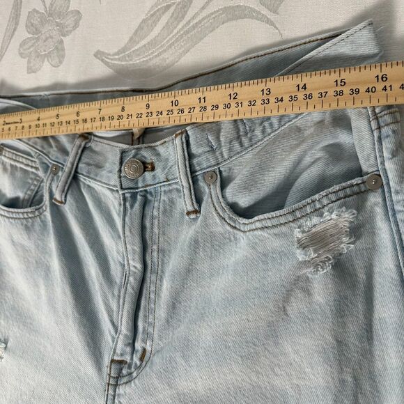 Madewell The Slouchy Boyjean Women's Wrightlane Light‎ Wash Size 28 - Picture 5 of 16